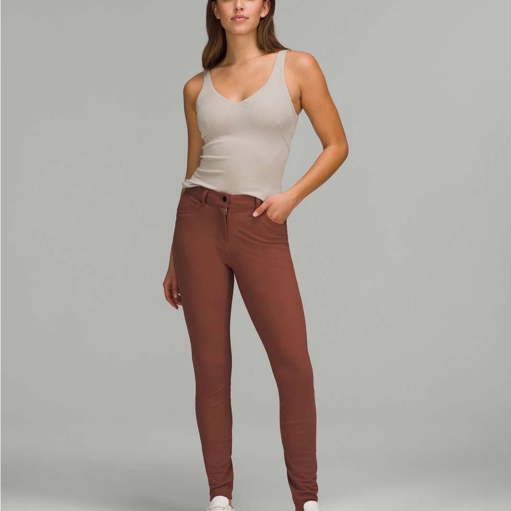 🍋 Lululemon City Sleek Slim-Fit 5 Pocket High-Rise Pant (size 27)